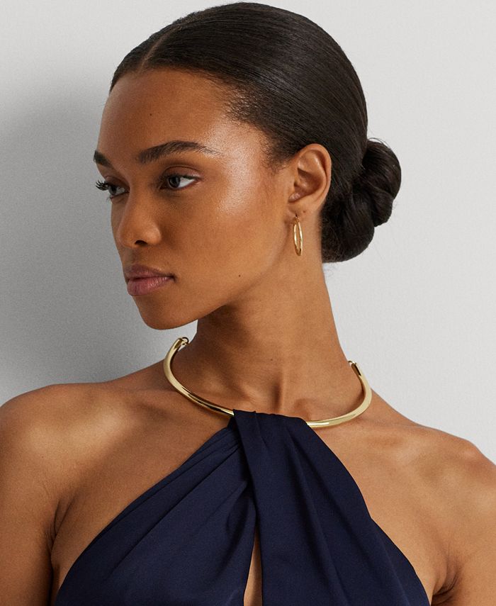 Divine Elegance: Embellished Halter Gown for Unforgettable Occasions