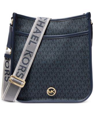 Michael Kors Briley good Logo LG Crossbody Blue