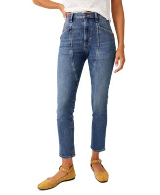 Free People - Women's Beacon Mid-Rise Slim Crop Jeans