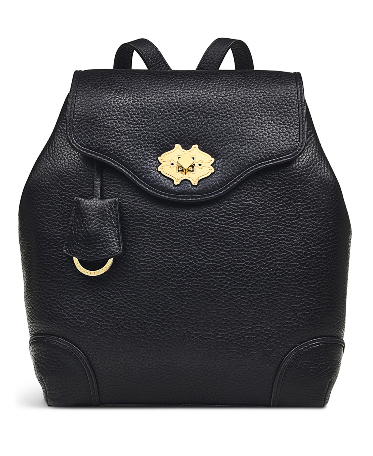 Radley London Heirloom Place Leather Small Flapover Backpack In Black