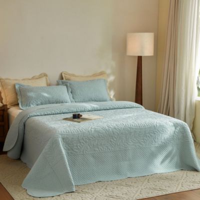 100% Cotton Oversized Bedspread Quilt Set - Queen