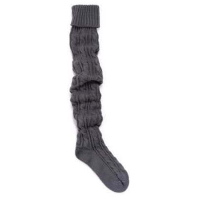 Women's Cable Knit Over the Knee Socks