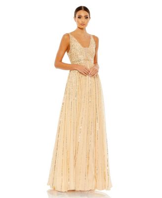 Women's V Neck Gown - Macy's