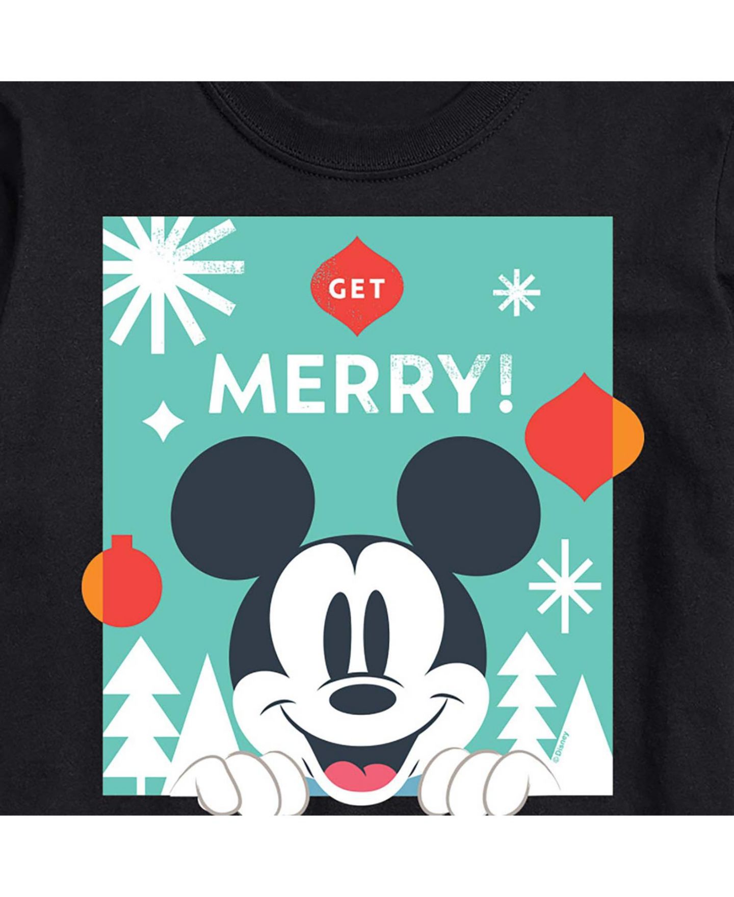 Мужская футболка AIRWAVES Disney Holiday Short Sleeves, цвет: Чёрный — фото 3