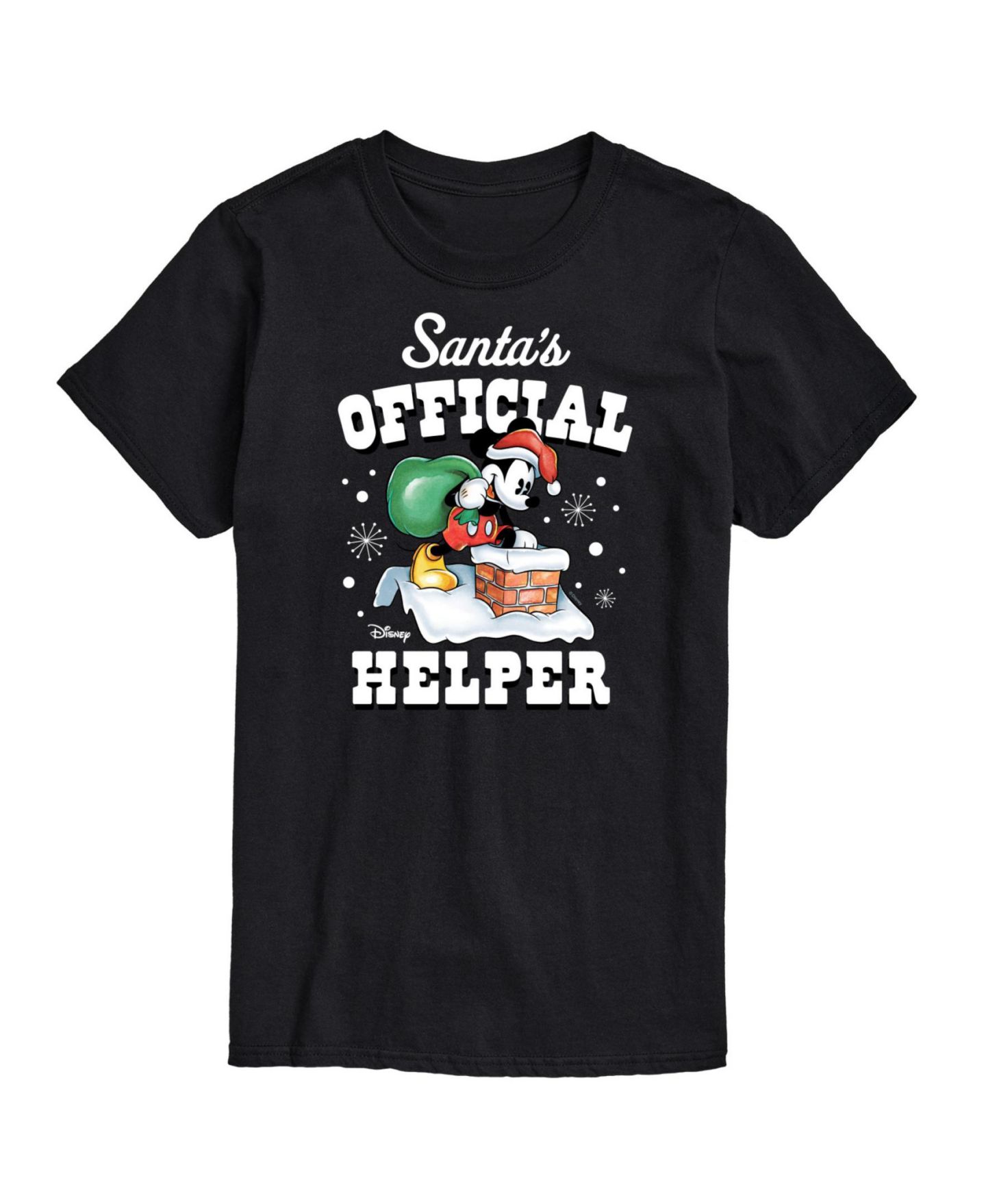 Мужская футболка AIRWAVES Disney Holiday Short Sleeves, цвет: Чёрный — фото 1