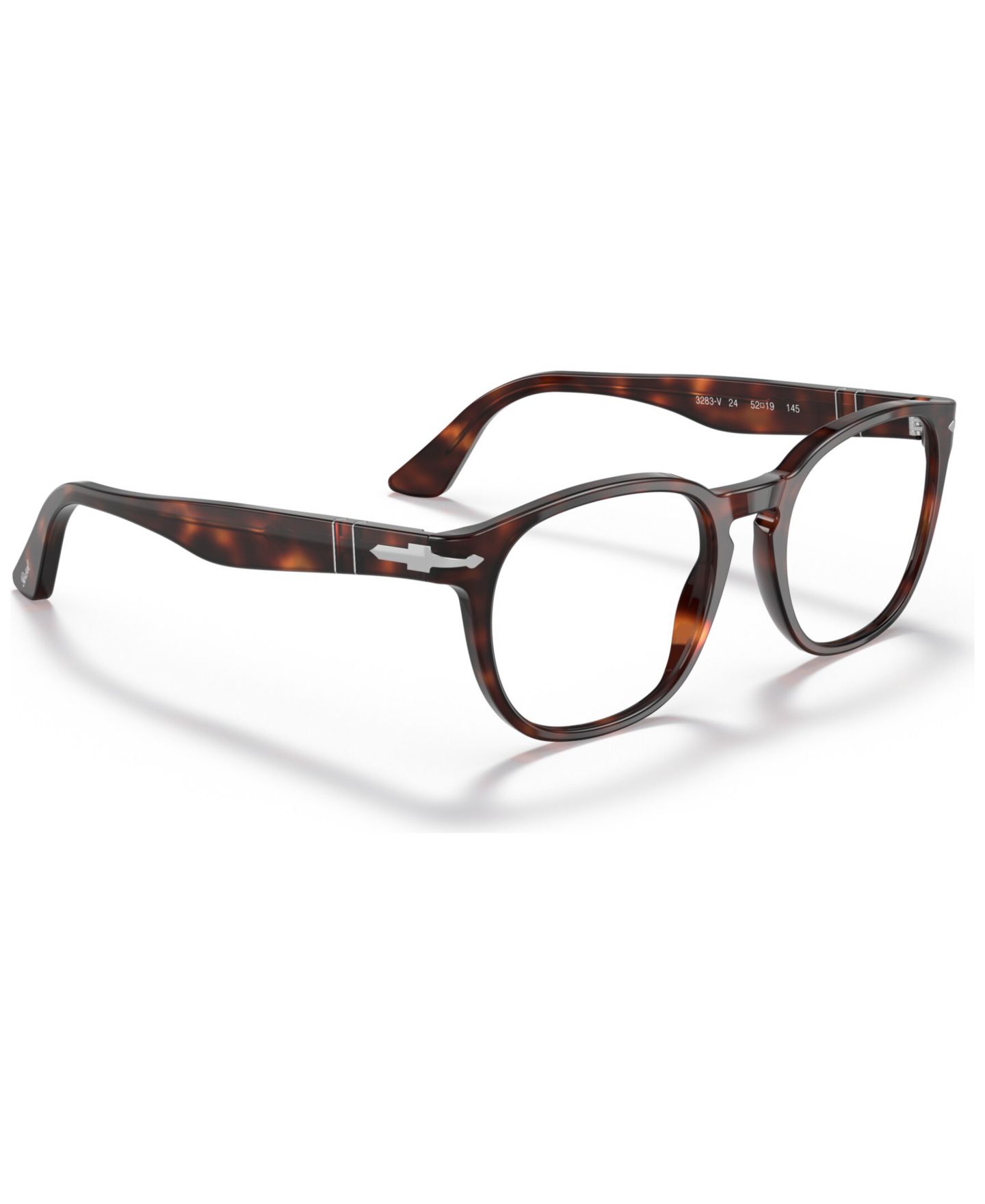 Мужские очки Persol Man Round Plastic PO3283V Eyeglasses, цвет: Гавана — фото 2