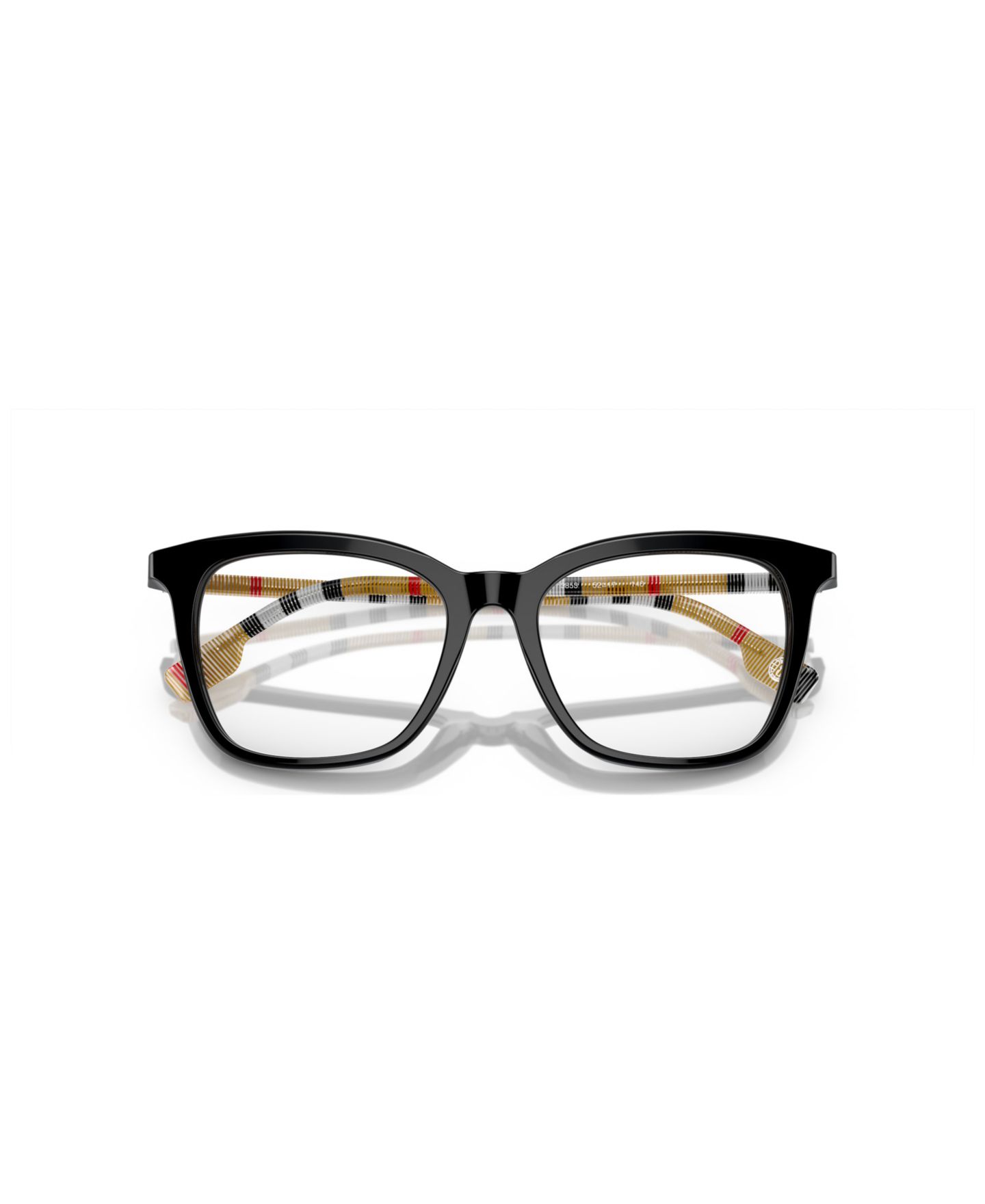 Женские очки Burberry Woman Square Plastic BE2390 Eyeglasses, цвет: Чёрный — фото 5