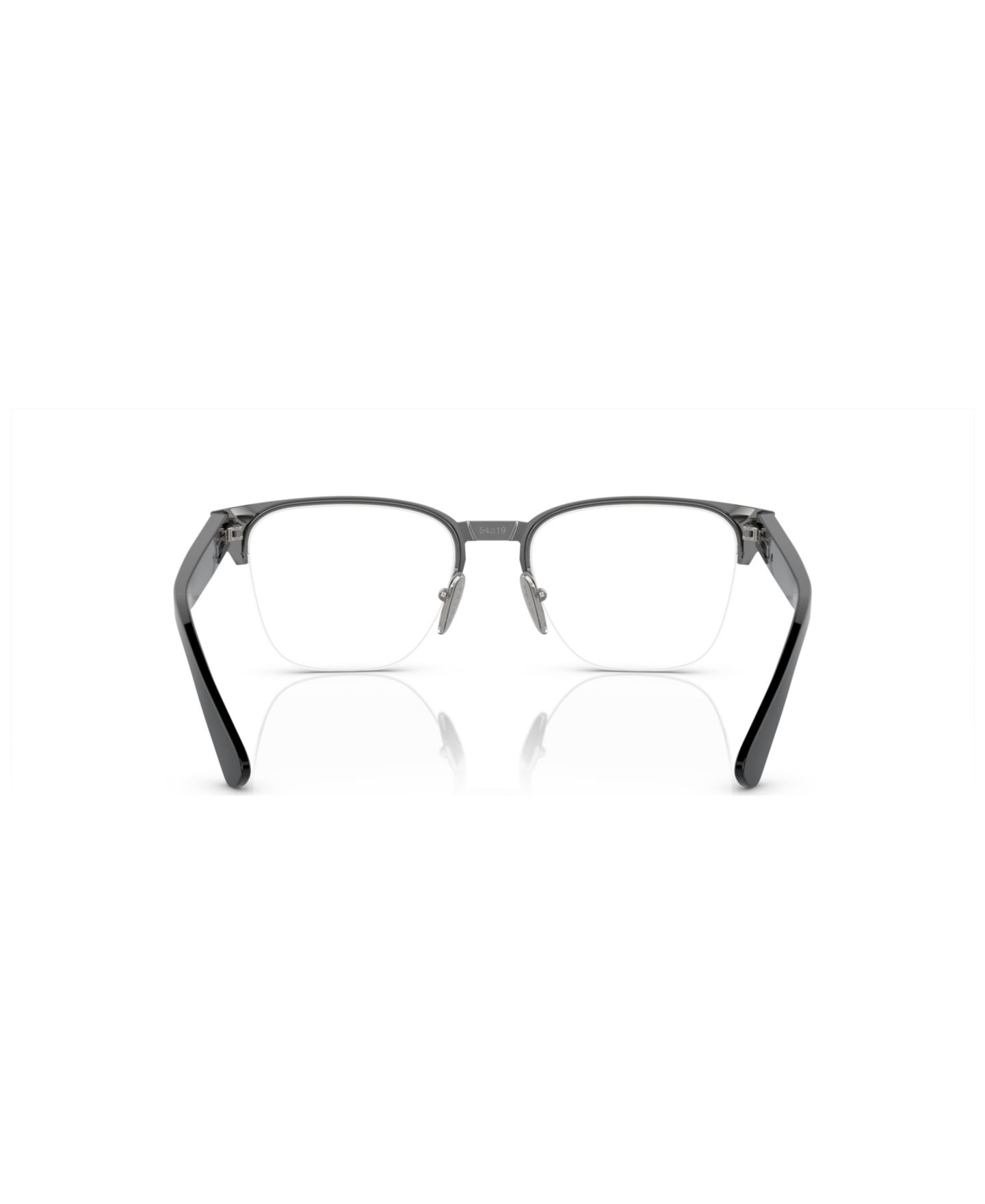 Мужские очки PRADA Man Pillow Metal PR A52V Eyeglasses, цвет: Графитовый металлик — фото 3