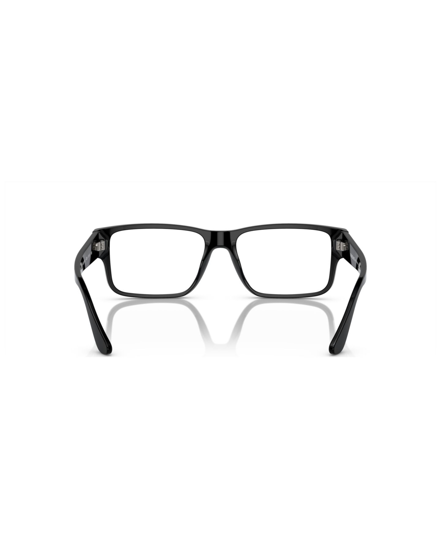 Мужские очки Versace Man Rectangle Plastic VE3342 Eyeglasses, цвет: Чёрный — фото 3