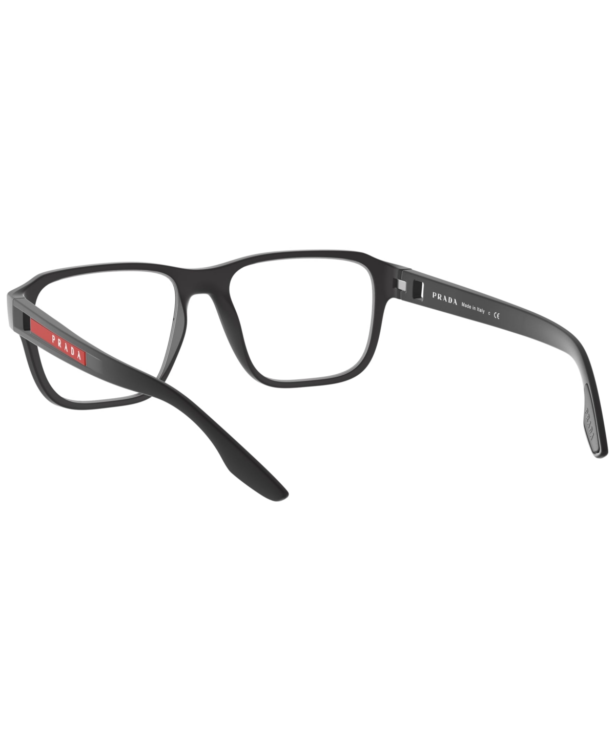 Prada Men's Eyeglasses, Ps 04nv In Rubber Black