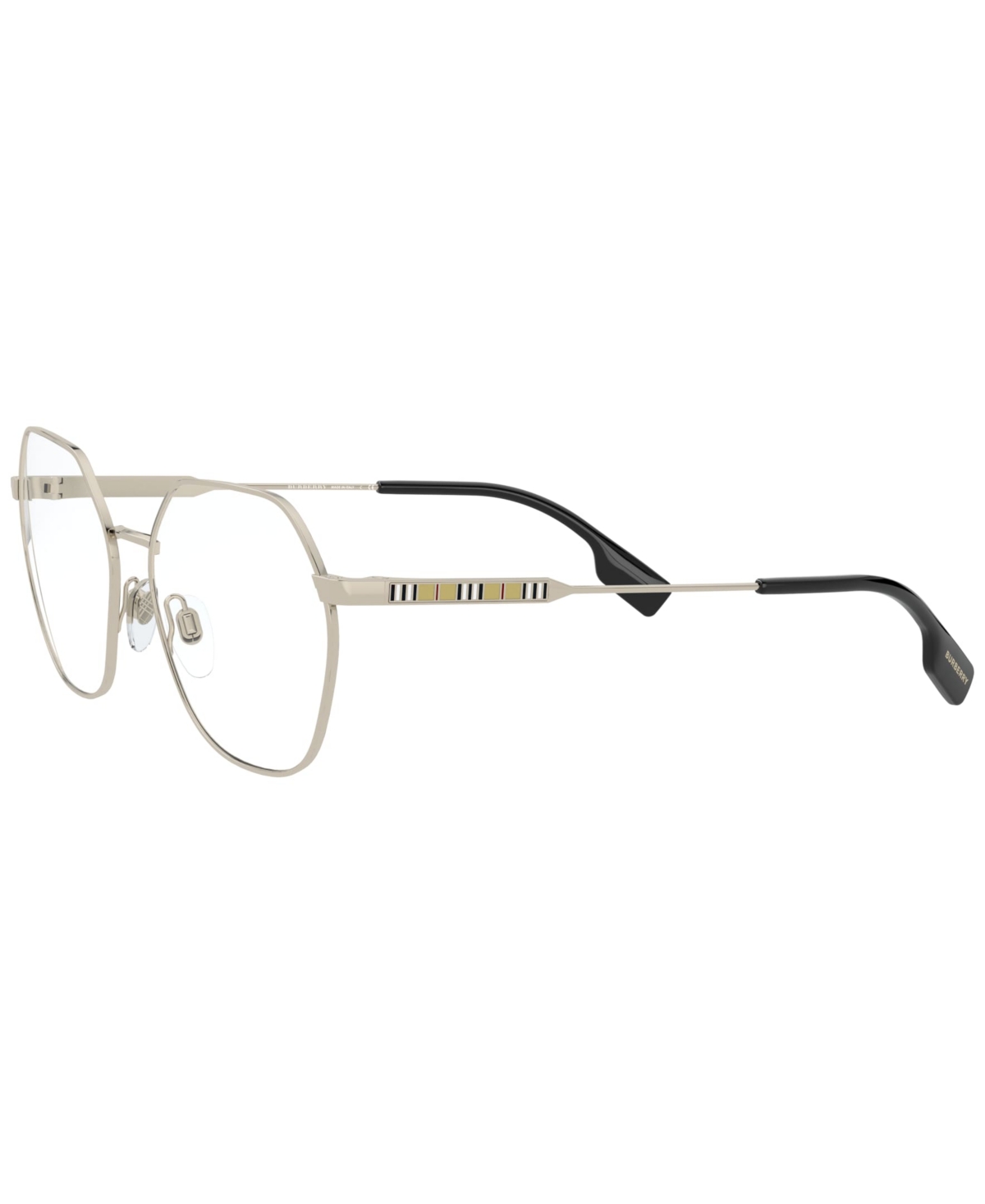 Burberry Women's Erin Eyeglasses, Be1350 56 In Light Gold