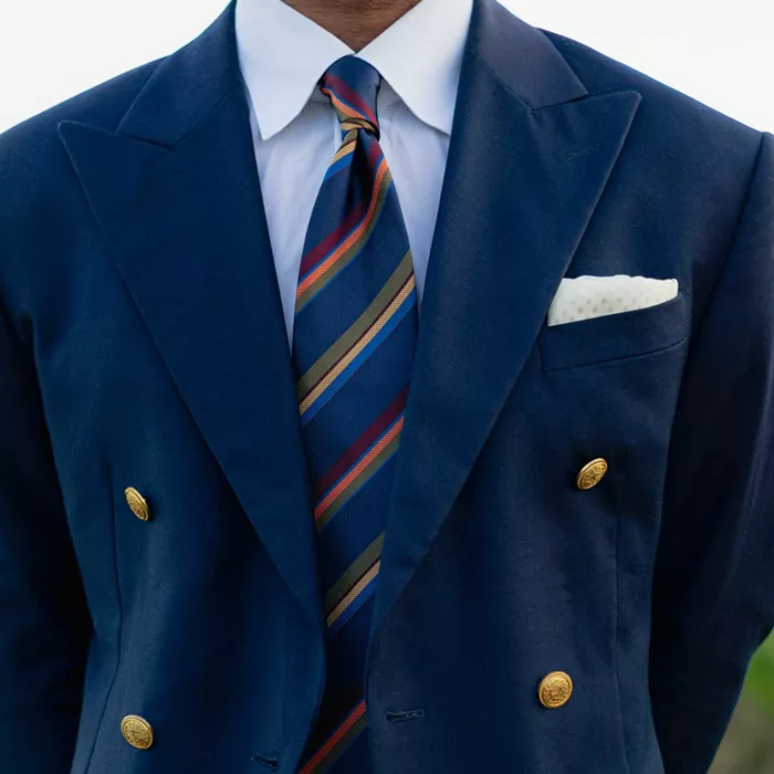 Battisti - Silk Jacquard Tie for Men - thumbnail 2