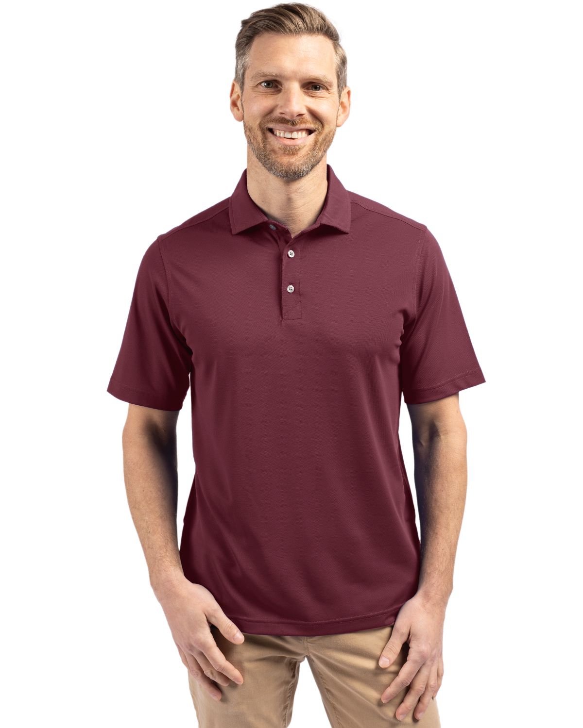 Cutter & Buck Virtue Eco Pique Recycled Men's Polo Shirt