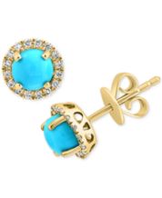 Turquoise earrings clearance macys