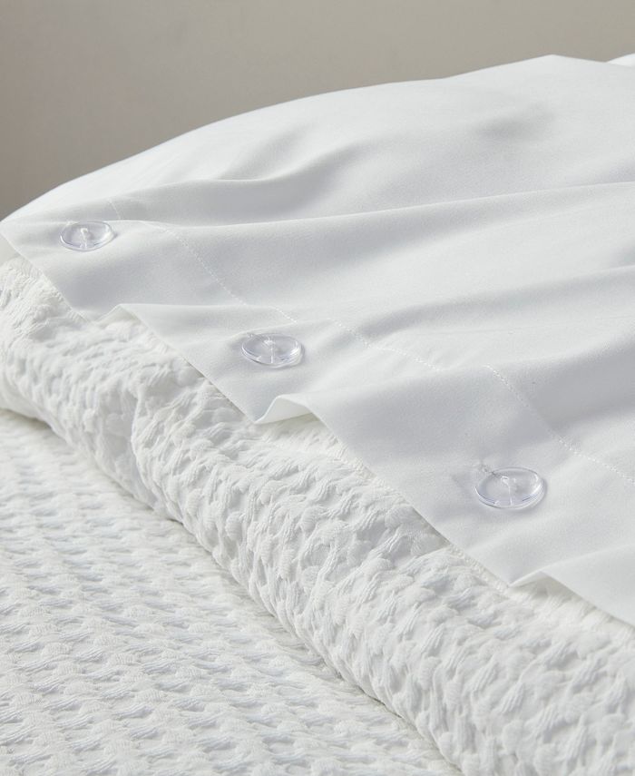 510 Design Mina Waffle Textured 2Pc. Duvet Cover Set, Twin/Twin XL