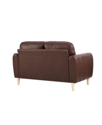 Gorm 58" Faux Leather Loveseat