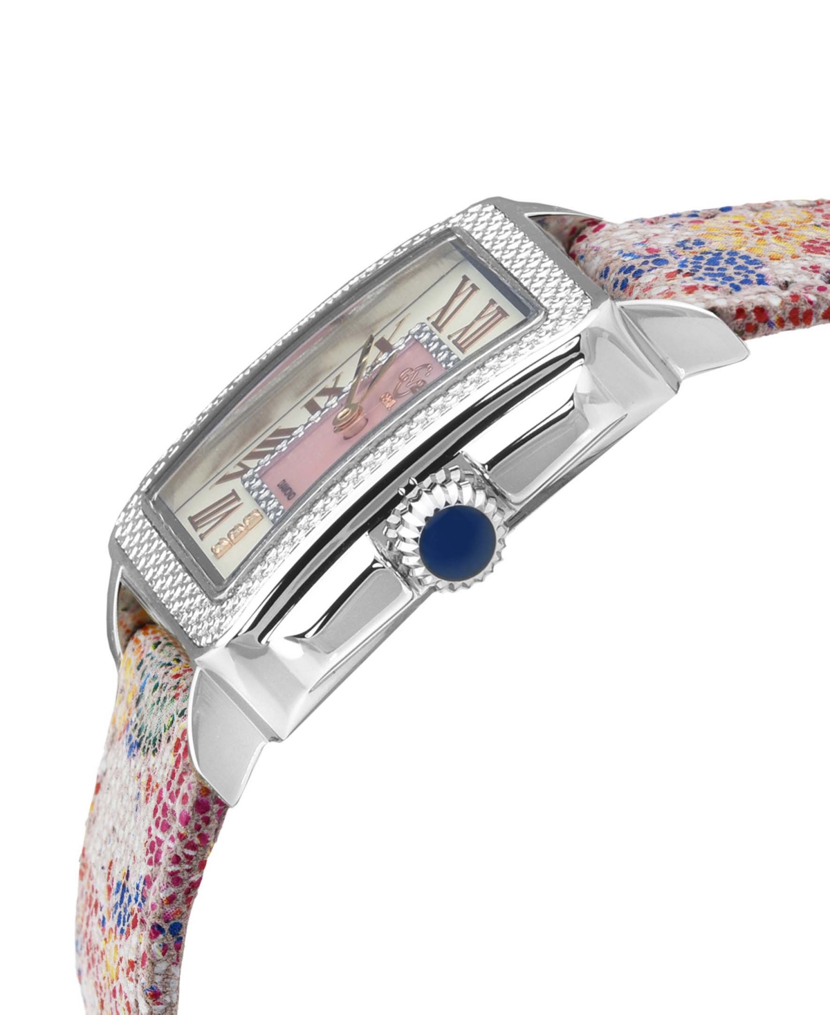 Shop Gv2 By Gevril Women's Swiss Quartz Padova Floral White Leather Watch 30mm
