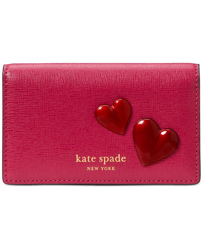 kate spade new york Pitter Patter Smooth Leather Bifold Snap