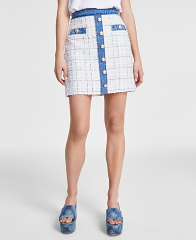 COTTON ON Women's Maxi Denim Skirt - Macy's