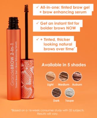 GrandeBROW 2-In-1 Tinted Brow Gel + Brow Enhancing Serum