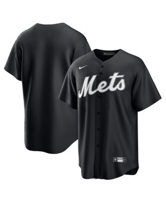 USED Nike New York Mets ユニフォーム Men's Nike Francisco Lindor Black New York Mets Alternate Limited