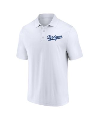 Men's Royal, White Los Angeles Dodgers Two-Pack Logo Lockup Polo Shirt Set