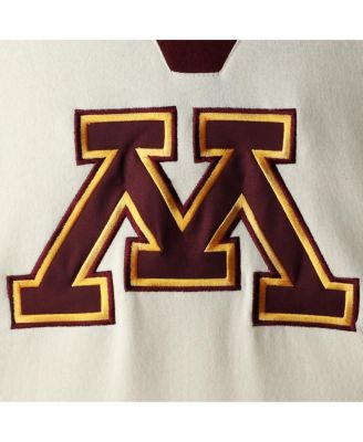 Men's Cream Minnesota Golden Gophers 2.0 Lace-Up Pullover Hoodie