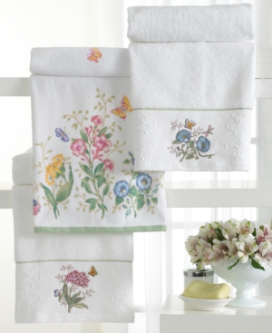 Lenox "Butterfly Meadow" Bath Towel, 27" x 50" Bedding