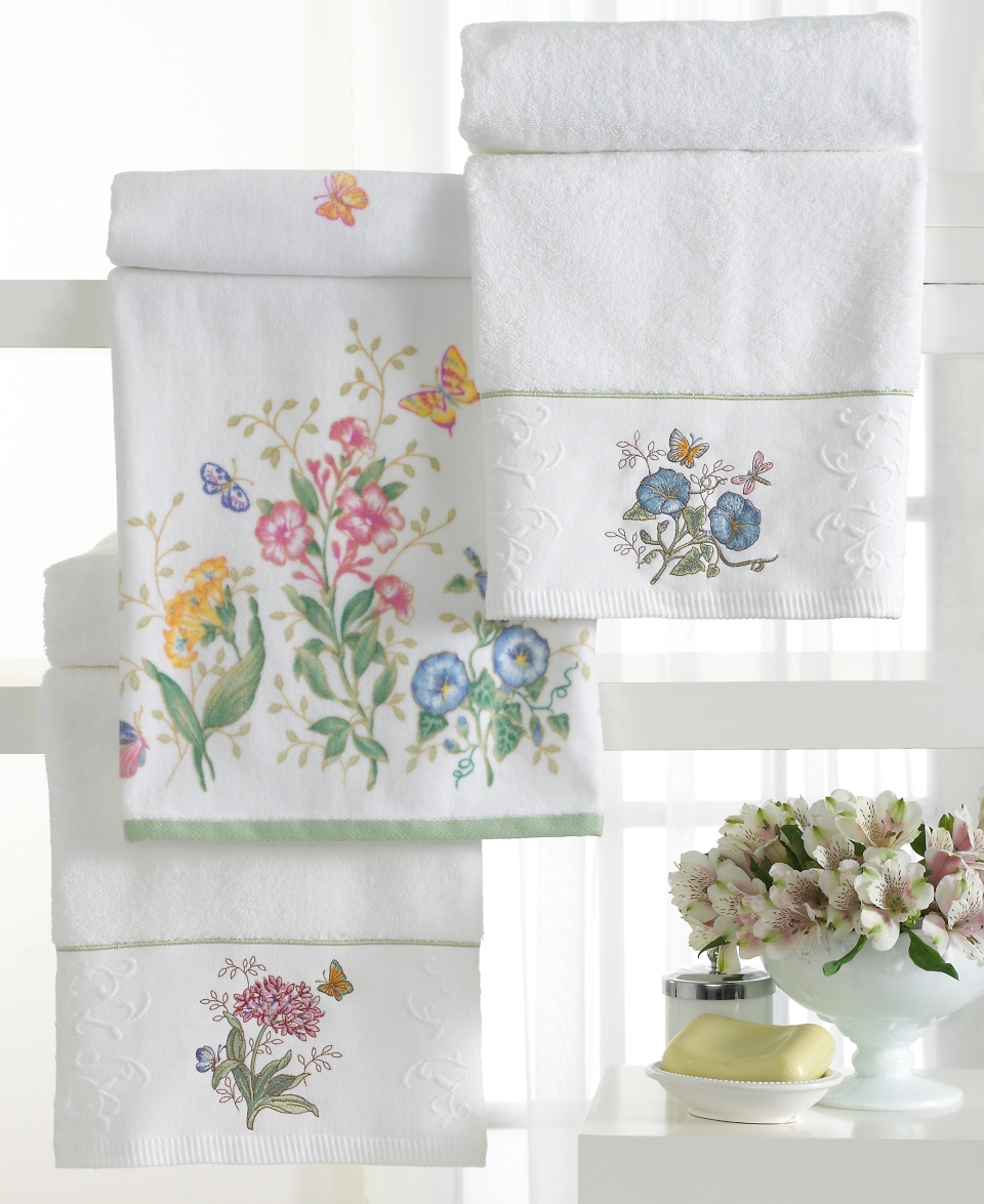 Lenox Butterfly Meadow Towel Collection   Bath Towels   Bed & Bath