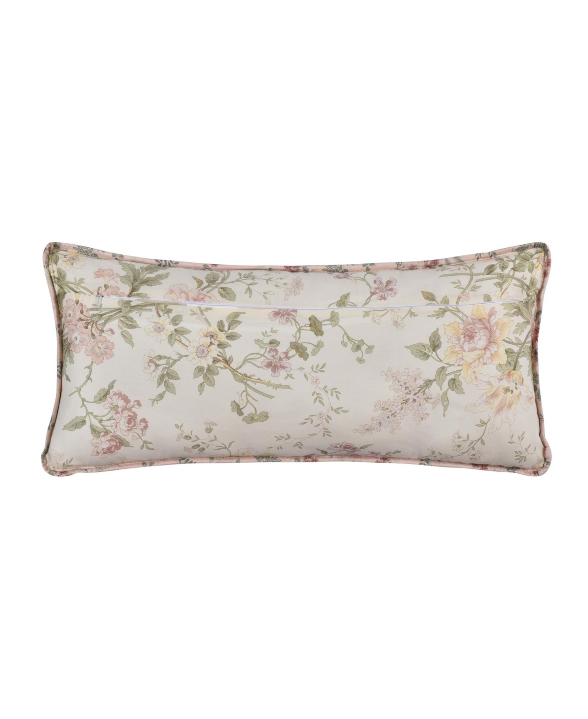 Piper & Wright Eloise Quilted Decorative Pillow, 12" X 24" In Dusty Rose