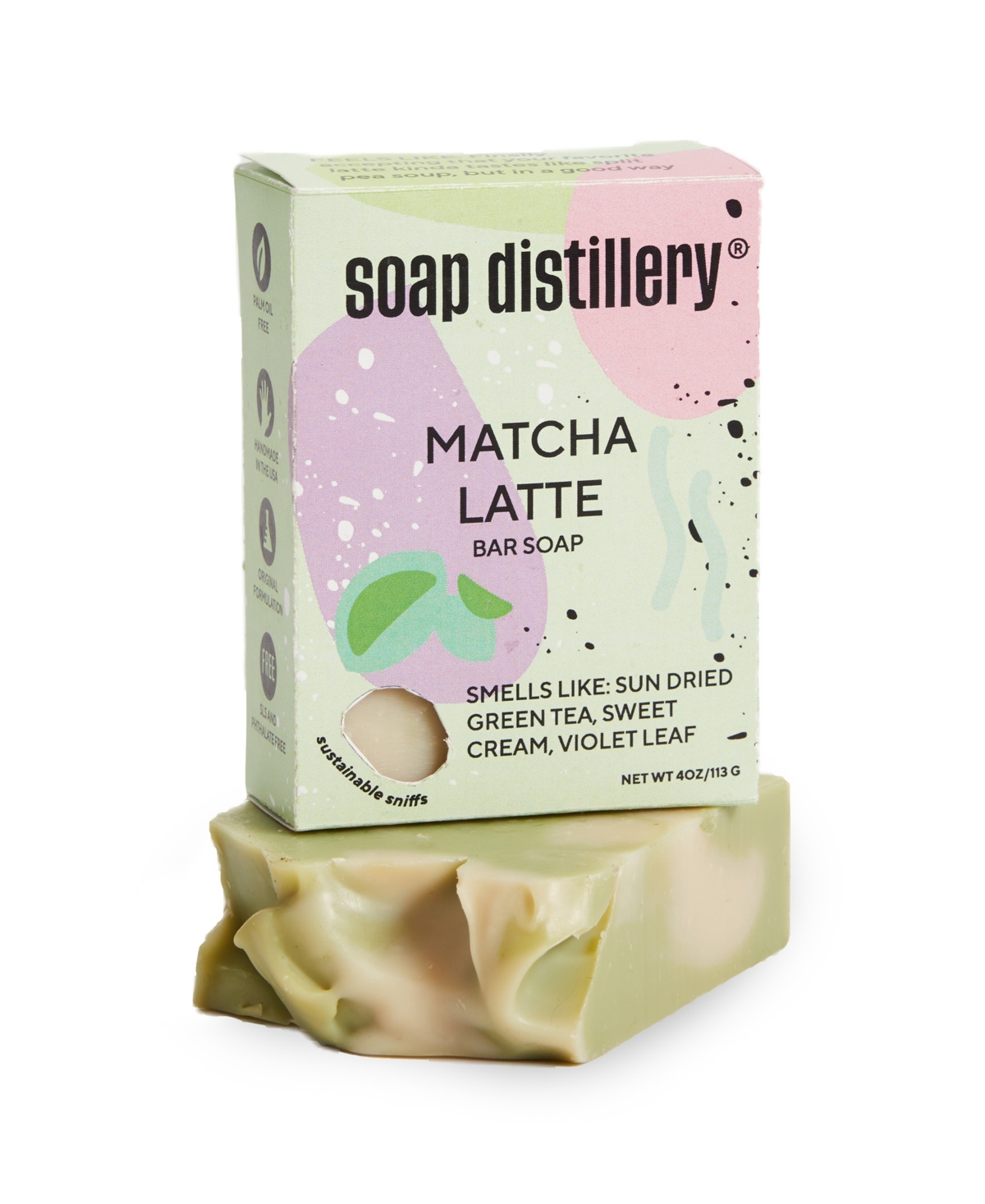 Matcha Latte Bar Soap - Green