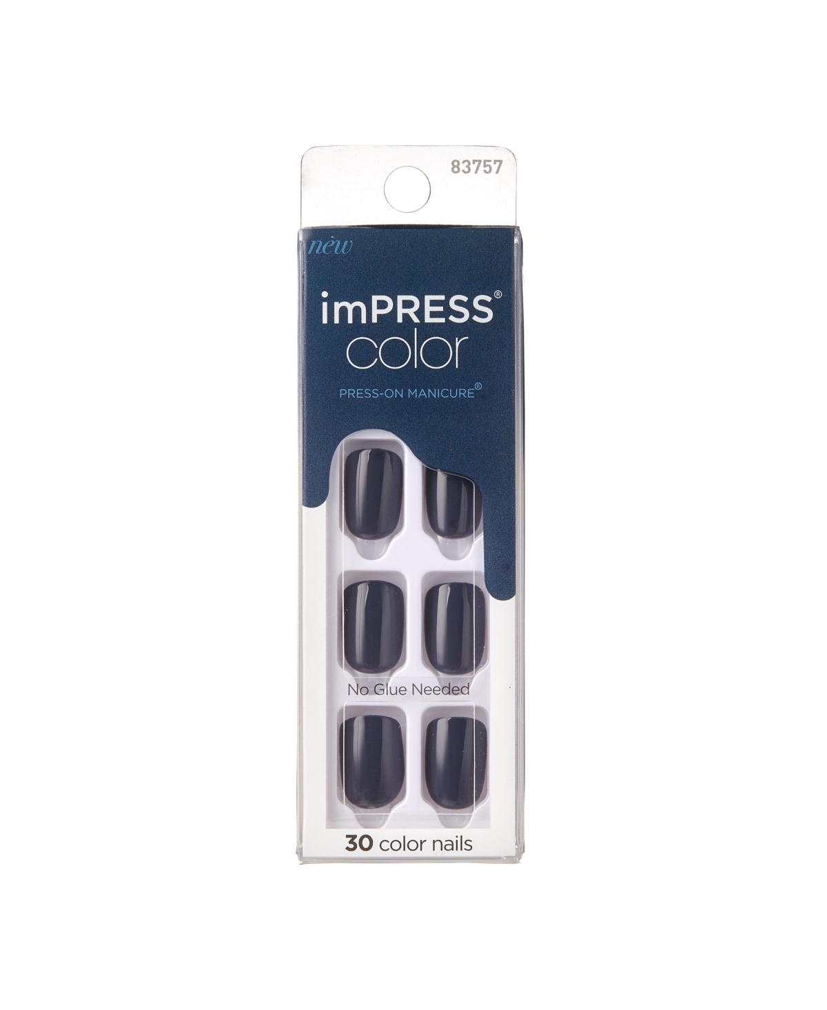 Impress Color Press-on Manicure Nail Kit In Gray