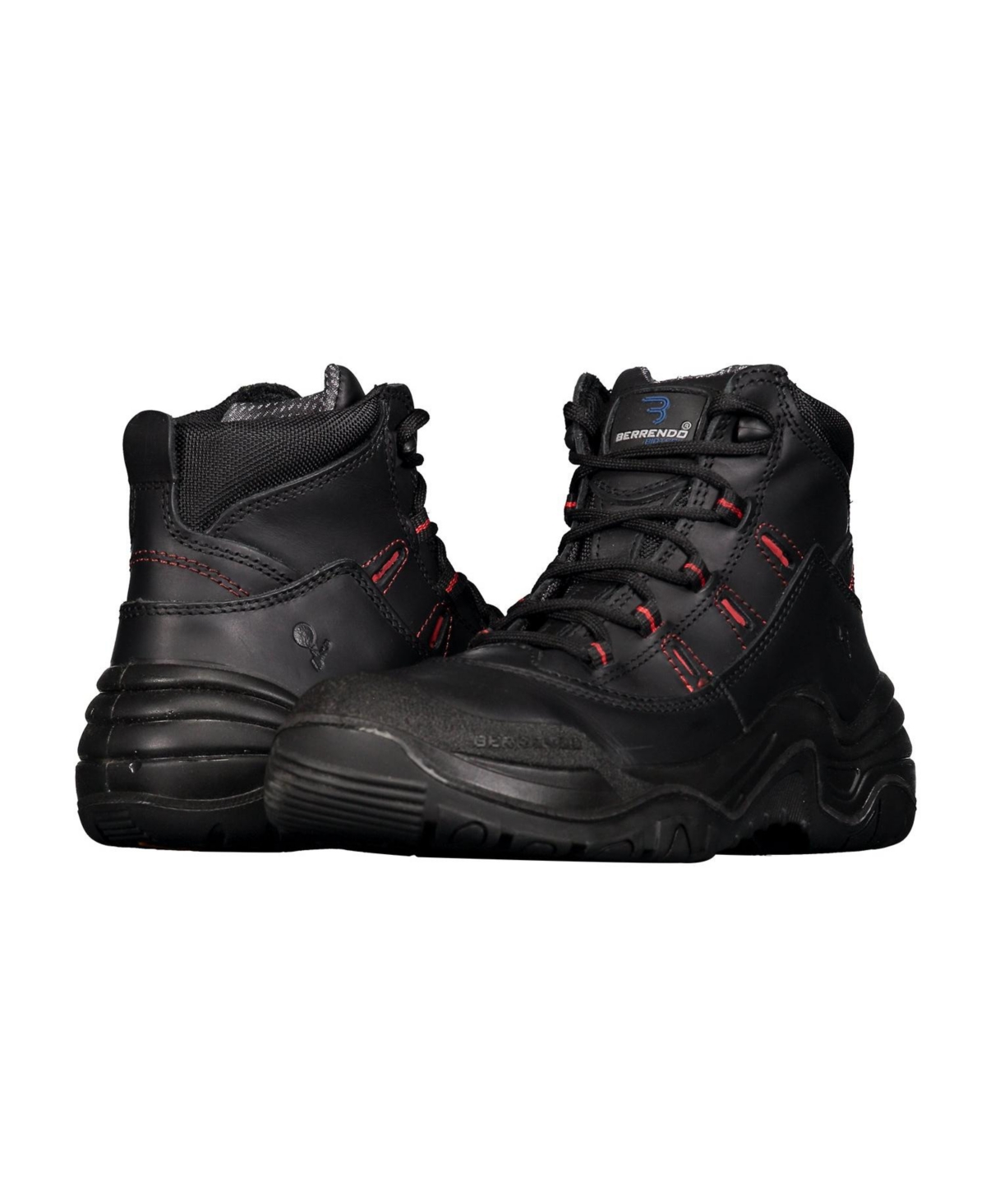 Men's Steel Toe Work Boots 6" - Oil and Slip Resistant - Eh Rated - Black