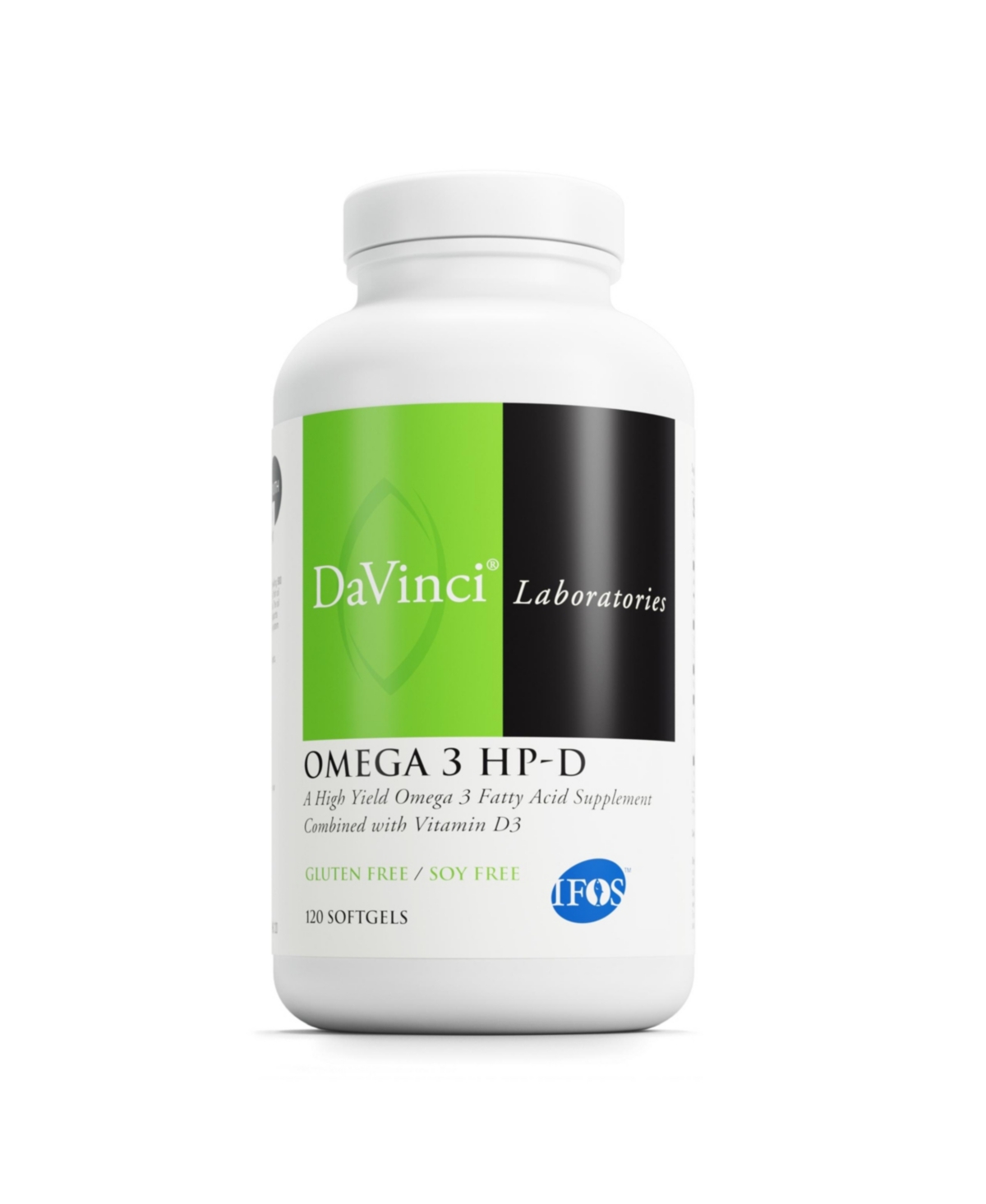 DaVinci Labs Omega 3 Hp-d - Dietary Supplement for Healthy Joints and Immune, Cardiovascular and Skin Health Support - With Vitamin D3 and More- Glute