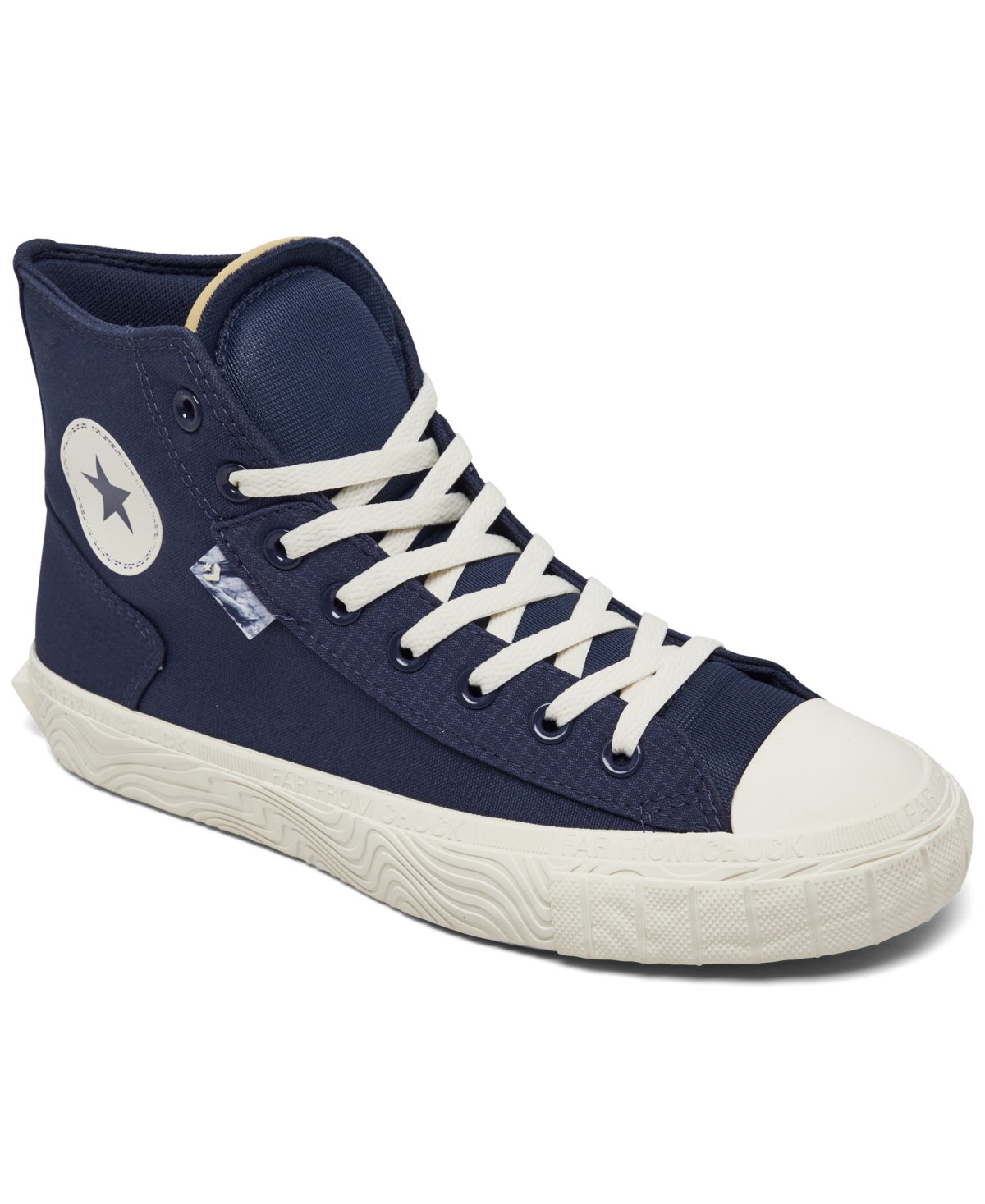 Converse Men's Chuck Taylor All Star Military-inspired Workwear High Casual Sneakers From Finish Line In Uncharted Waters,egret