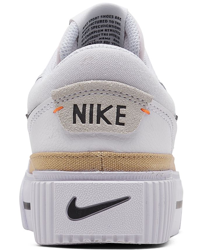 Nike Women #39 s Court Legacy Lift Platform Casual Sneakers from Finish