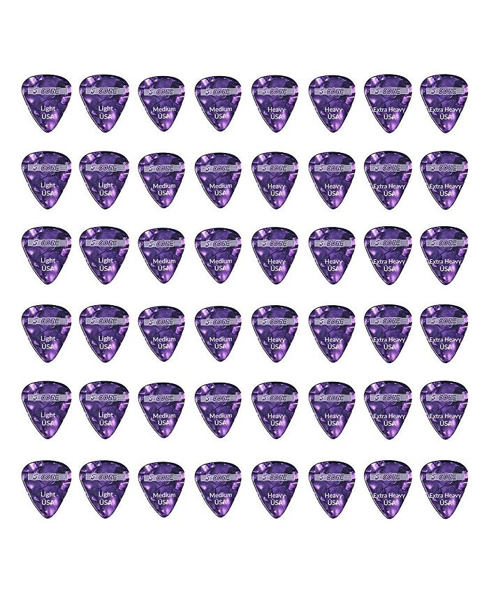 5 Core Guitar Picks | Purple Color Picks for Guitar 48 Pcs - Macy's
