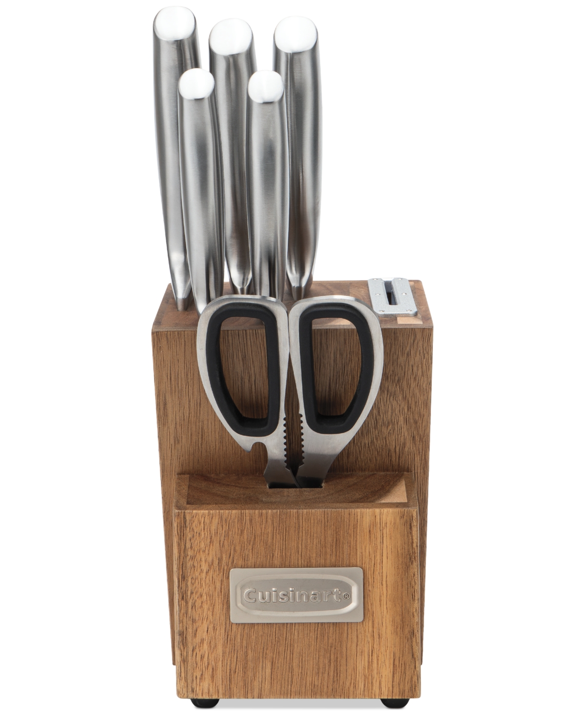 Shop Cuisinart Classic 7-pc. Stainless Steel Knife & Block Set In No Color