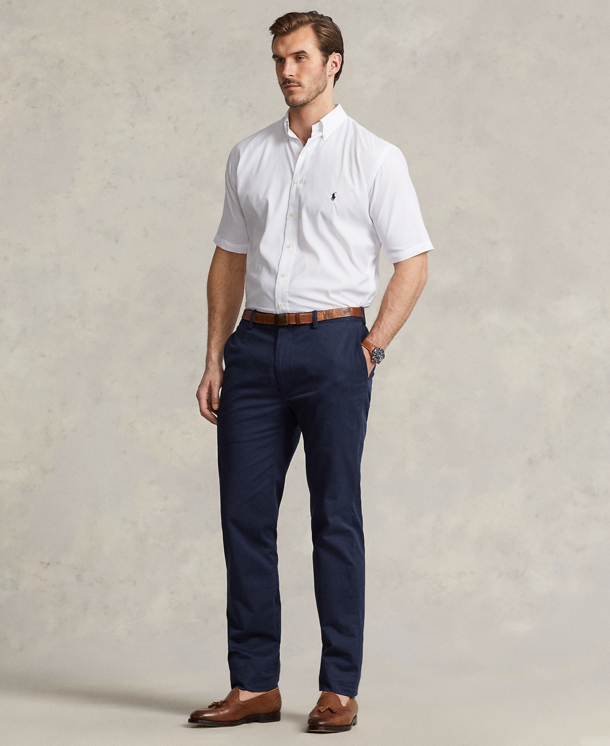 Polo Ralph Lauren Men's Big & Tall Short-Sleeve Sport Shirt