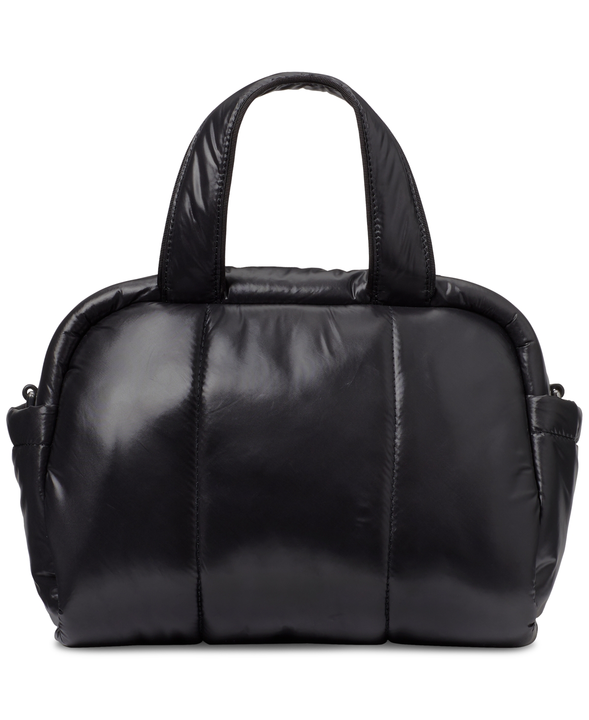 Shop Kate Spade Puffy Fabric Satchel In Black