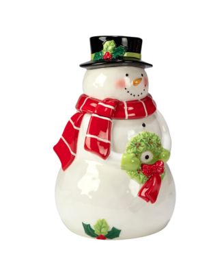 Holiday Magic Snowman 3D Cookie Jar