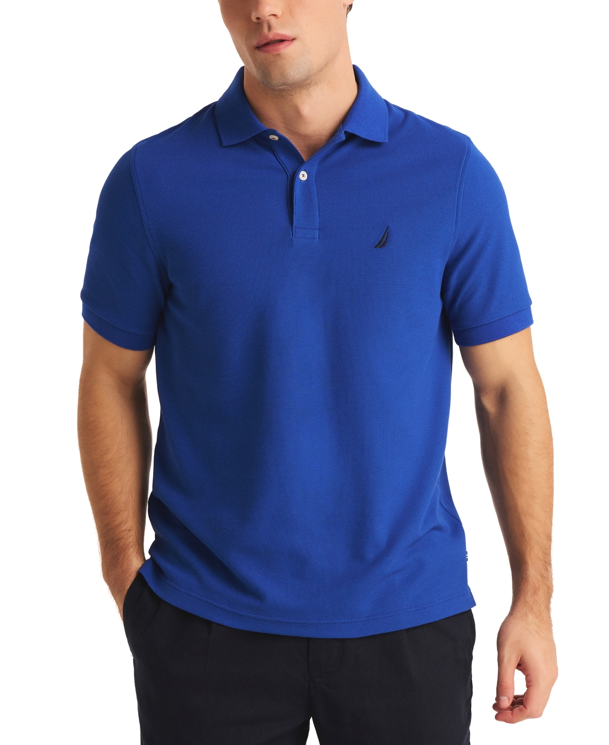 Nautica Men's Classic-fit Deck Polo Shirt In Bright Cobalt