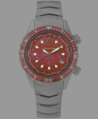 Women's Marina Diver's Multifunctional Titanium Bracelet Watch 40mm