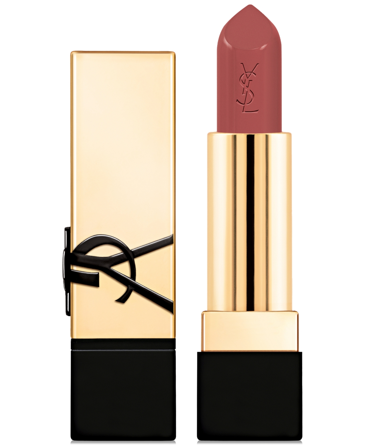 Saint Laurent Rouge Pur Couture Satin Lipstick In N Nude Self - Rich Rose