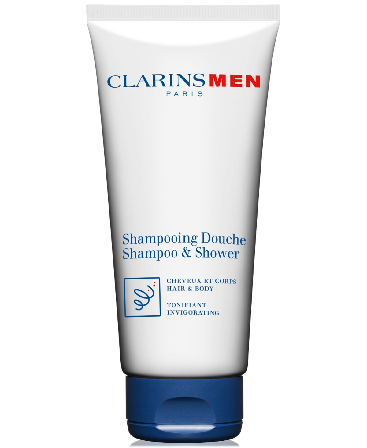 Clarins Men Shampoo & Shower Hair & Body Wash In White