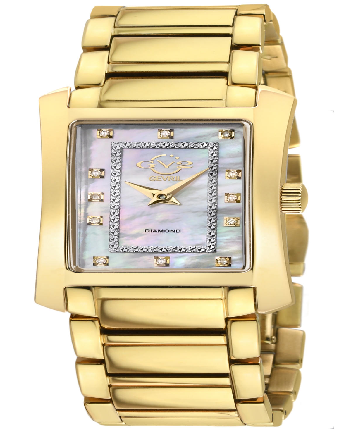Gv2 By Gevril Women's Luino Gold-tone Stainless Steel Watch 29mm