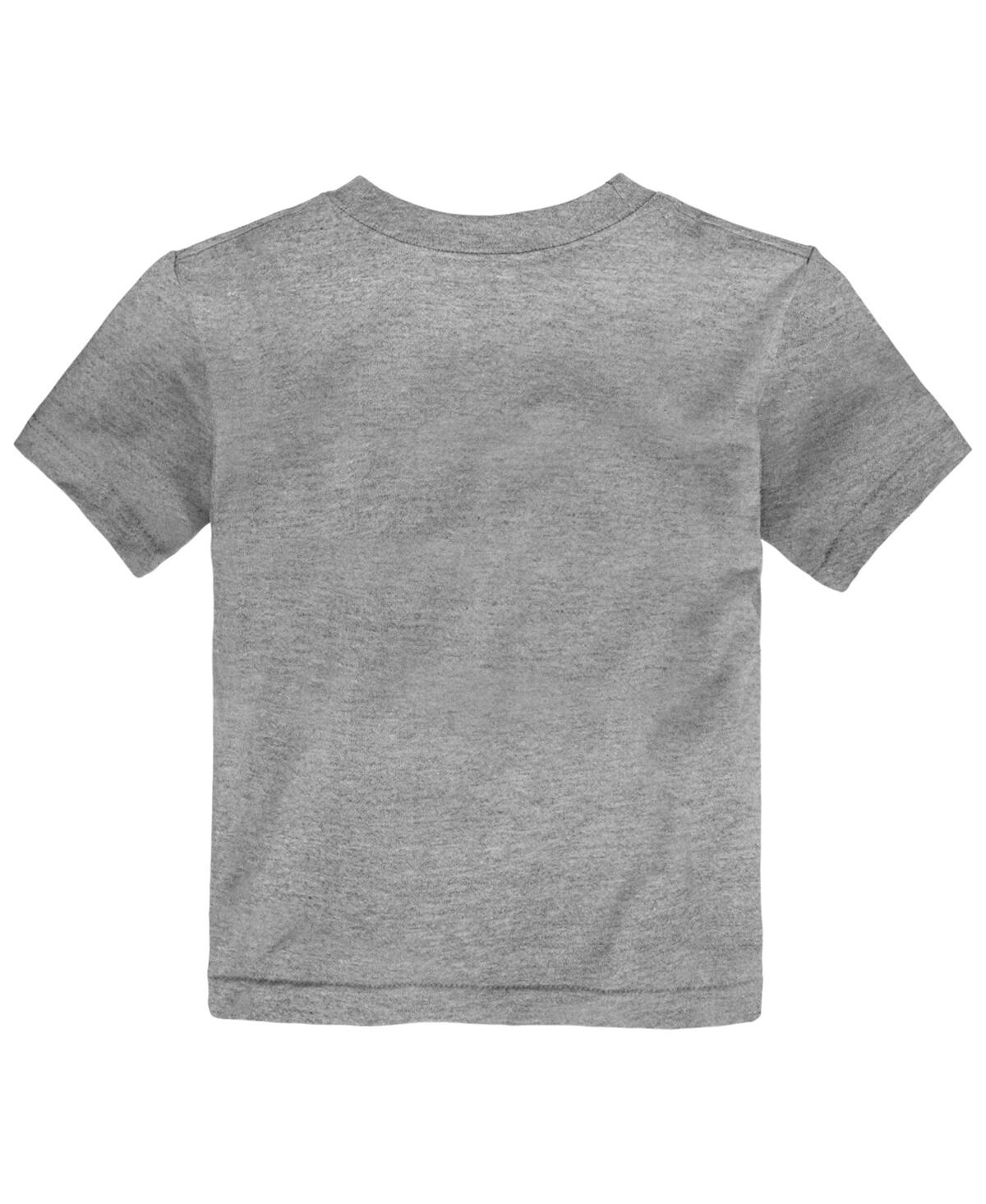 Toddler Boys and Girls FanaticsTexas Rangers 2023 World Series Champions Locker Room T-shirt - Heather Gray