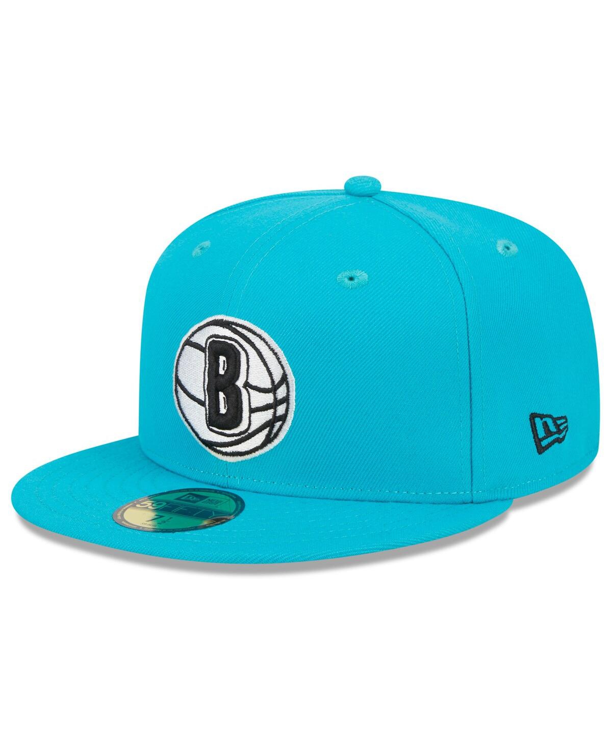Shop New Era Men's  Teal Brooklyn Nets 2023/24 City Edition Alternate 59fifty Fitted Hat