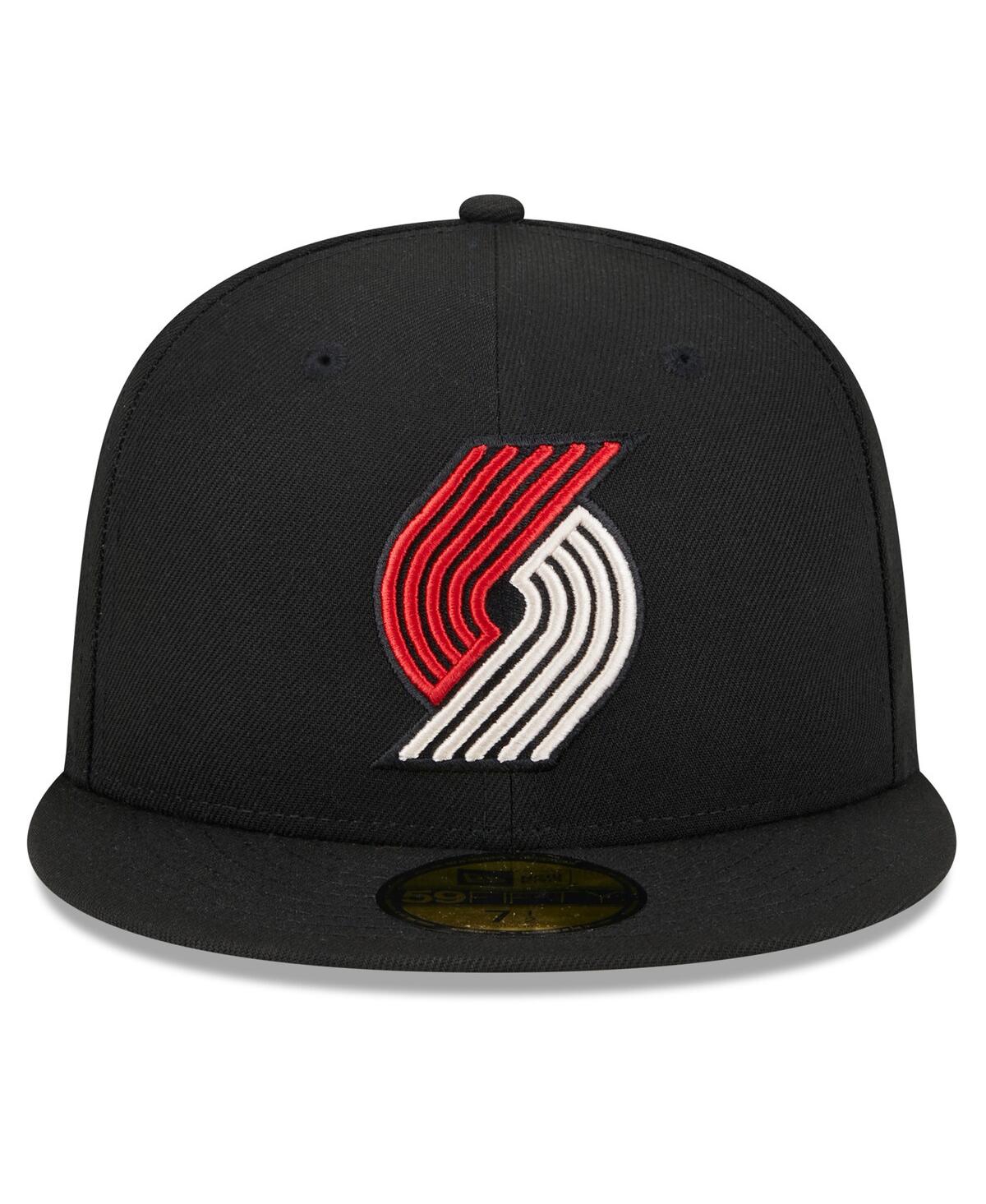 Men's New EraPortland Trail Blazers 2023/24 City Edition Alternate 59FIFTY Fitted Hat - Black