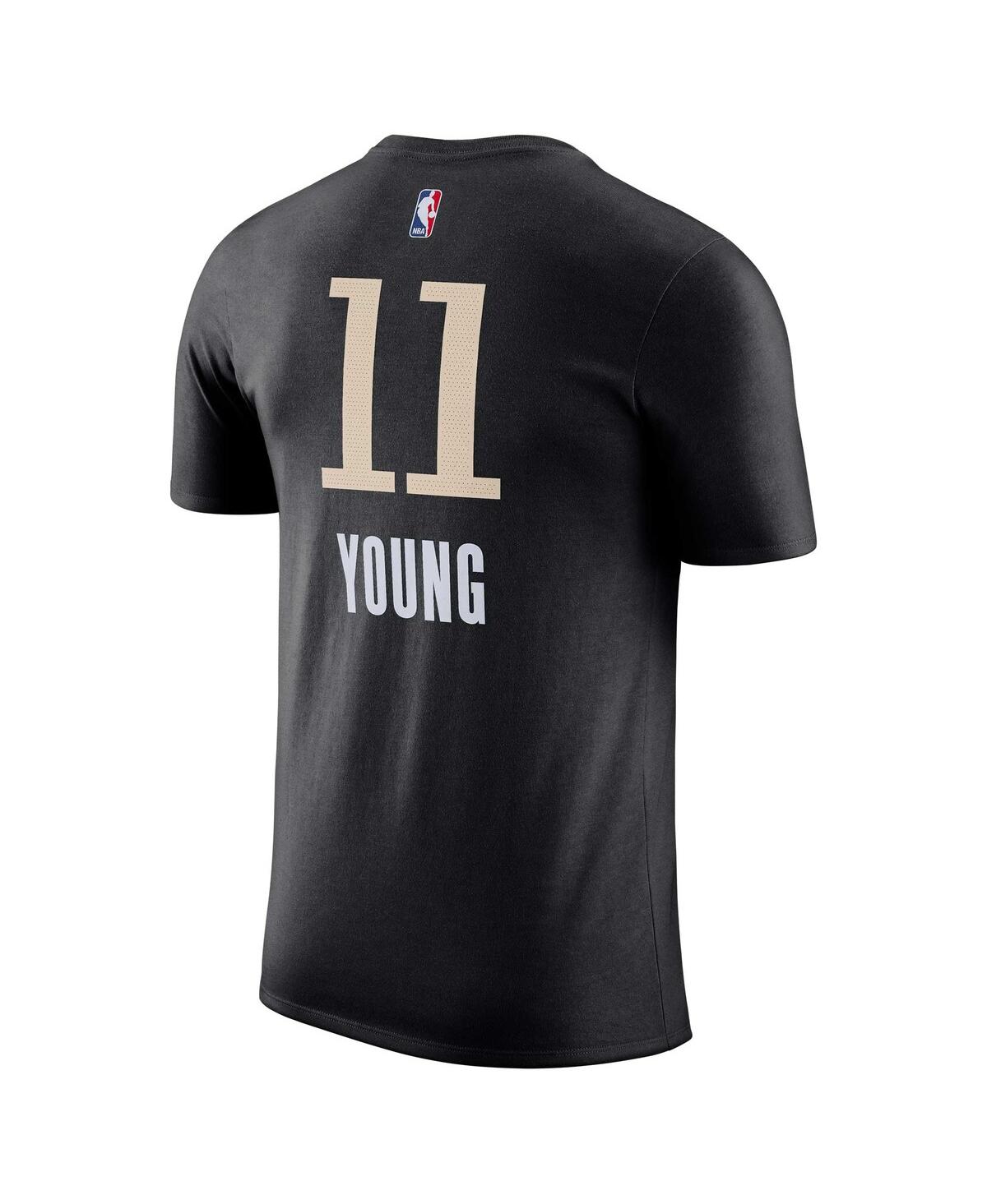 Men's Nike Trae YoungAtlanta Hawks 2023/24 City Edition Name and Number T-shirt - Black